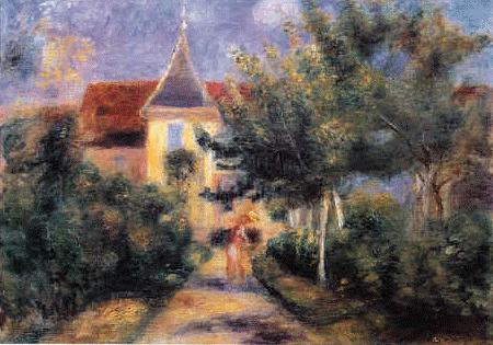 Pierre Renoir Renoir's House at Essoyes China oil painting art